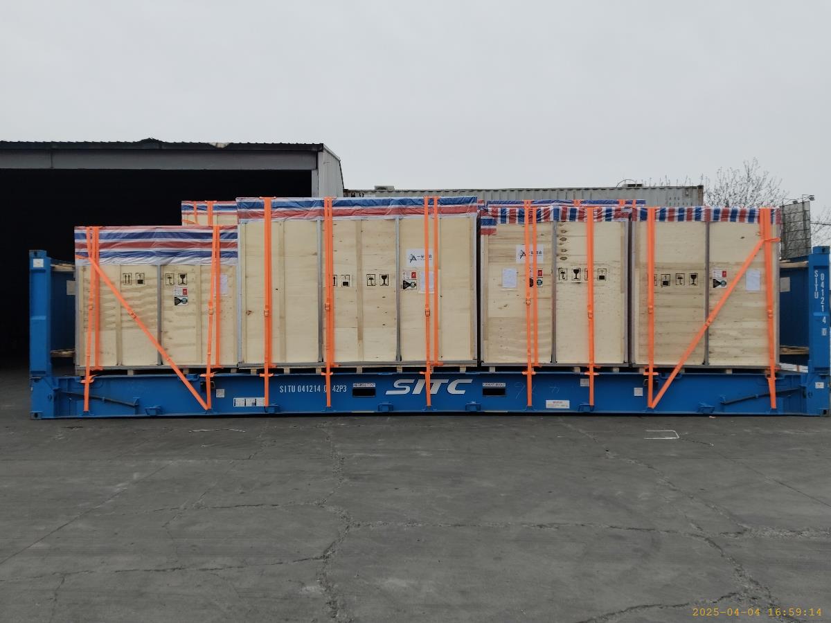 the shipment of wooden crates from Shanghai to Semarang